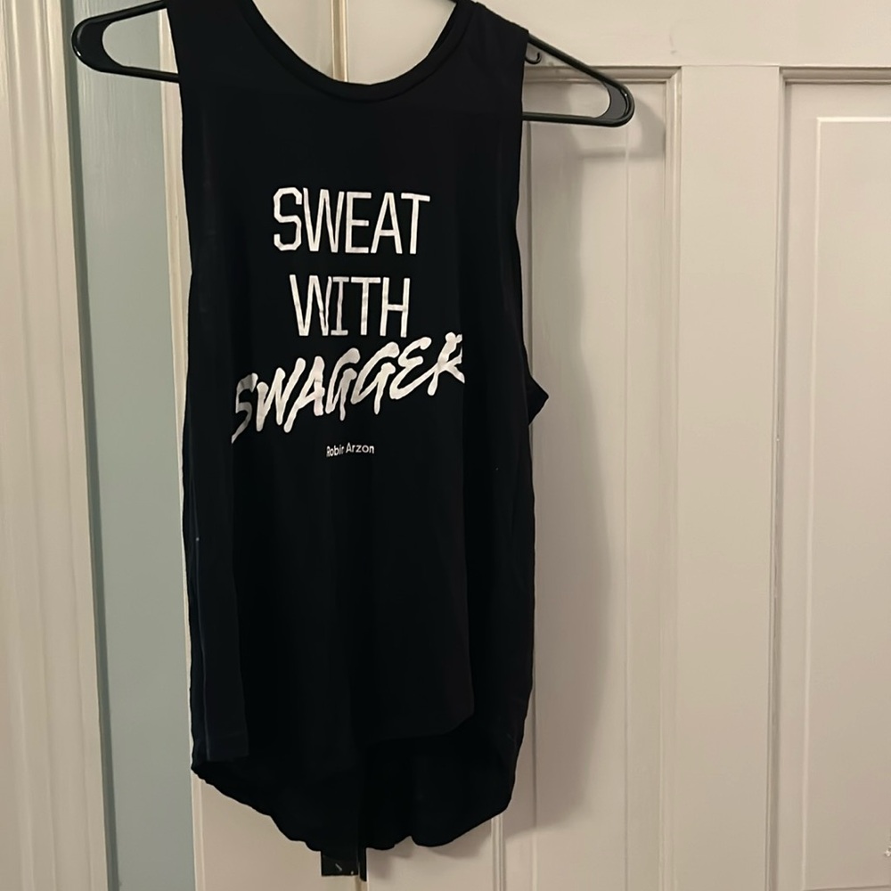 Women’s Peloton Robin Arzon quote tank large